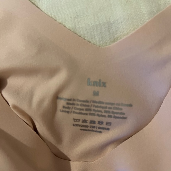 Pale pink LuxLift Tank from Knix - Picture 2 of 4